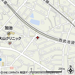 埼玉県飯能市笠縫155周辺の地図