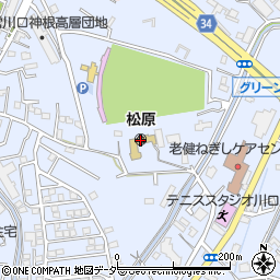 松原カルチャークラブ周辺の地図