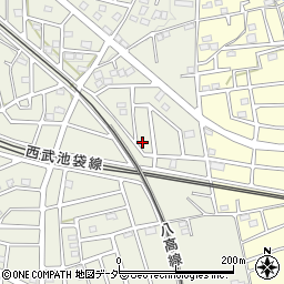 埼玉県飯能市笠縫319-1周辺の地図
