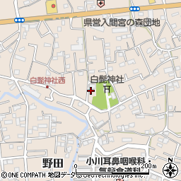 埼玉県入間市野田563周辺の地図