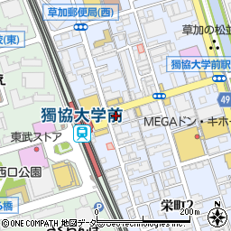 珍来松原駅前店周辺の地図