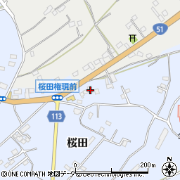 千葉県成田市桜田1063周辺の地図