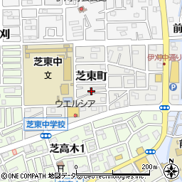 埼玉県川口市芝東町周辺の地図