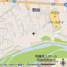 埼玉県入間市野田803周辺の地図