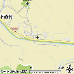 埼玉県飯能市下直竹818-1周辺の地図