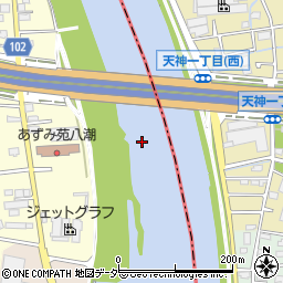 潮郷橋周辺の地図