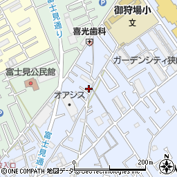 埼玉県狭山市北入曽824-5周辺の地図
