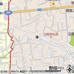 埼玉県入間市野田288周辺の地図