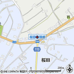 千葉県成田市桜田1002-1周辺の地図