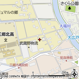 埼玉県三郷市大広戸772周辺の地図