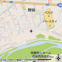 埼玉県入間市野田806周辺の地図