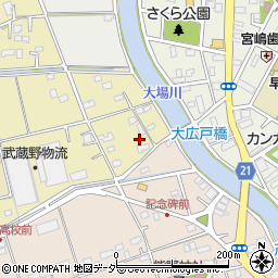 埼玉県三郷市大広戸731周辺の地図