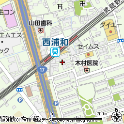 埼玉県さいたま市桜区田島5丁目25周辺の地図