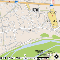 埼玉県入間市野田801周辺の地図