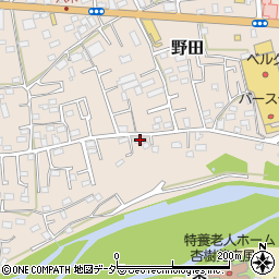 埼玉県入間市野田783周辺の地図