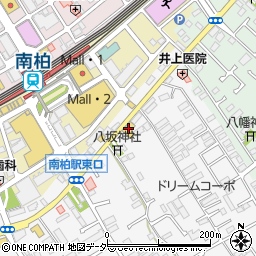 イエローハット南柏店周辺の地図