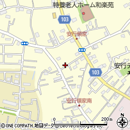 埼玉県川口市安行領家158-3周辺の地図
