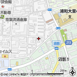 メリー武蔵浦和周辺の地図