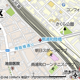 ガッツレンタカー南浦和駅前店周辺の地図