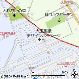 大王パッケージ埼玉工場周辺の地図