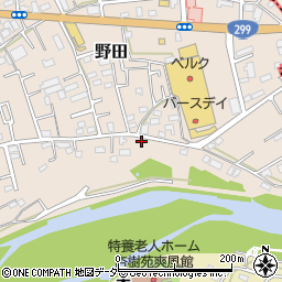 埼玉県入間市野田809周辺の地図