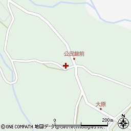 長野県木曽郡木曽町新開大原185周辺の地図