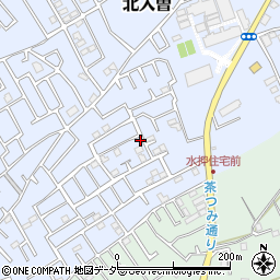 埼玉県狭山市北入曽152-7周辺の地図