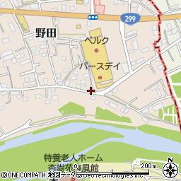 埼玉県入間市野田812周辺の地図