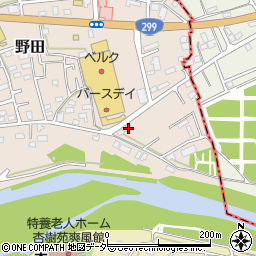 埼玉県入間市野田925周辺の地図