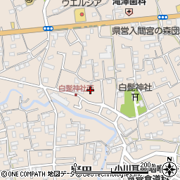 埼玉県入間市野田1533周辺の地図