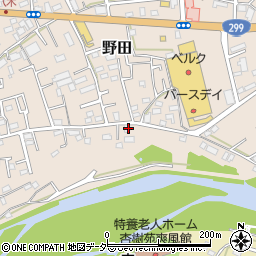 埼玉県入間市野田808周辺の地図