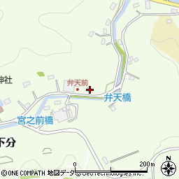 埼玉県飯能市上直竹下分65周辺の地図