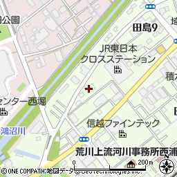 埼玉県さいたま市桜区田島9丁目23周辺の地図