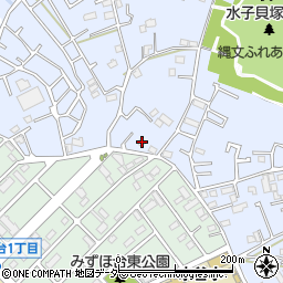 埼玉県富士見市水子2127周辺の地図