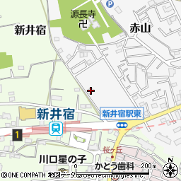 埼玉県川口市赤山1303-3周辺の地図