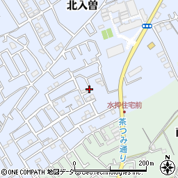 埼玉県狭山市北入曽154周辺の地図