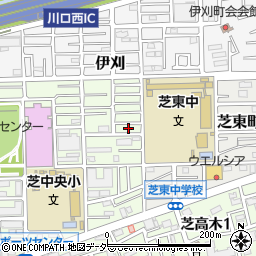 埼玉県川口市芝高木2丁目26周辺の地図