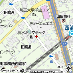 埼玉県さいたま市桜区田島8丁目周辺の地図