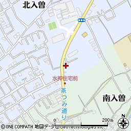 埼玉県狭山市北入曽108周辺の地図