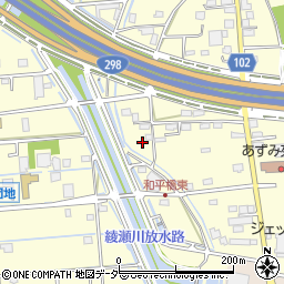 埼玉県八潮市八條3743周辺の地図