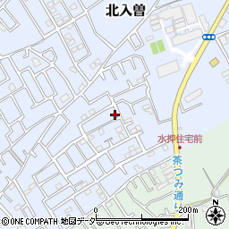埼玉県狭山市北入曽152-3周辺の地図