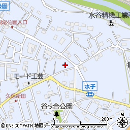 埼玉県富士見市水子1874周辺の地図