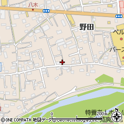 埼玉県入間市野田839周辺の地図