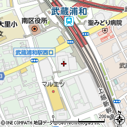 埼玉りそな銀行武蔵浦和支店周辺の地図