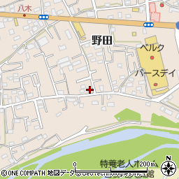 埼玉県入間市野田834周辺の地図