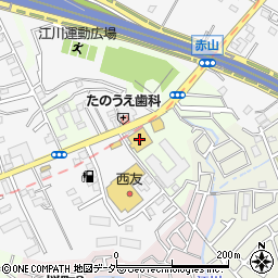 ゲオ川口赤山店周辺の地図