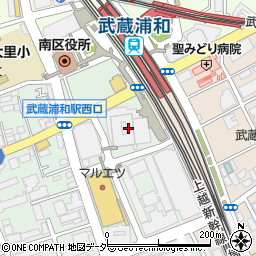 ナチュラルローソン武蔵浦和駅前店周辺の地図