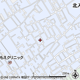 埼玉県狭山市北入曽525-4周辺の地図