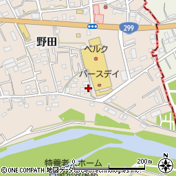 埼玉県入間市野田813周辺の地図