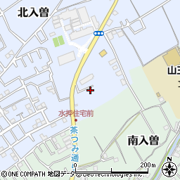 埼玉県狭山市北入曽106-9周辺の地図
